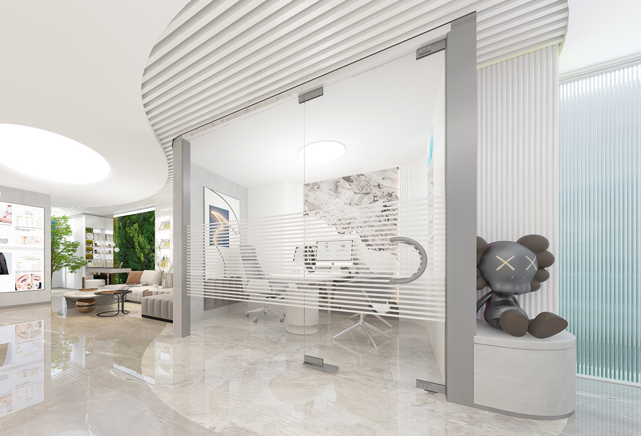 美容皮肤检测室设计（效果图）